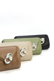 Clutch Ostión en Marfil