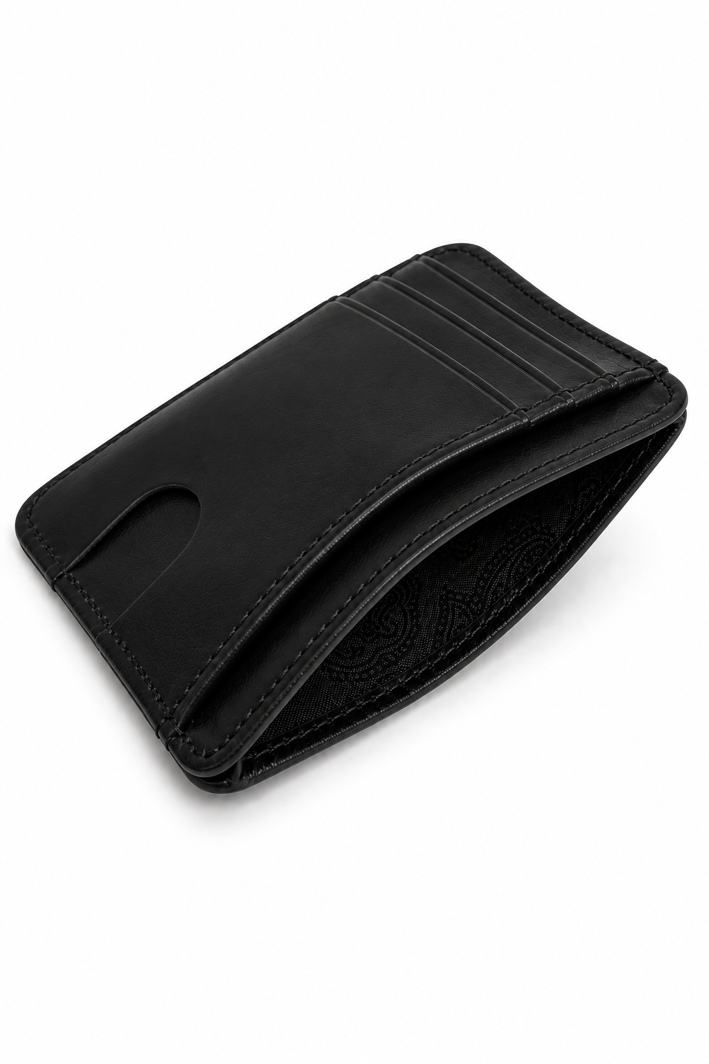 His Card Holder in Obsidian