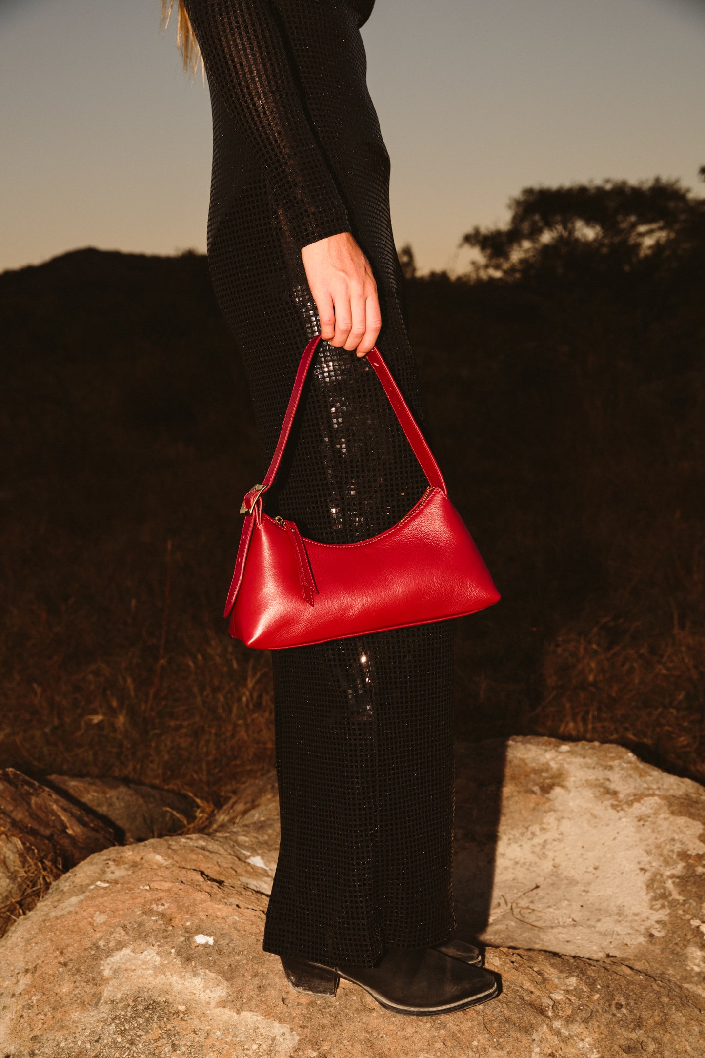 The Juliet Bag in Red Cherry