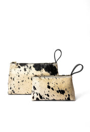 The Duo in Black Cow Print