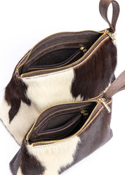 The Duo in Brown Cow Print