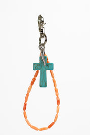 Brisa Chain in Coral & Turquoise