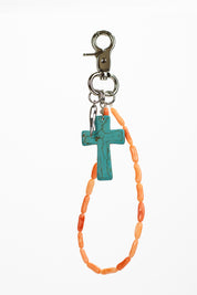 Brisa Chain in Coral & Turquoise