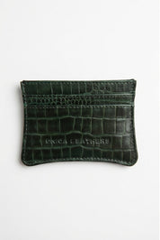 Tarjetero Serpiente Rojo Intenso