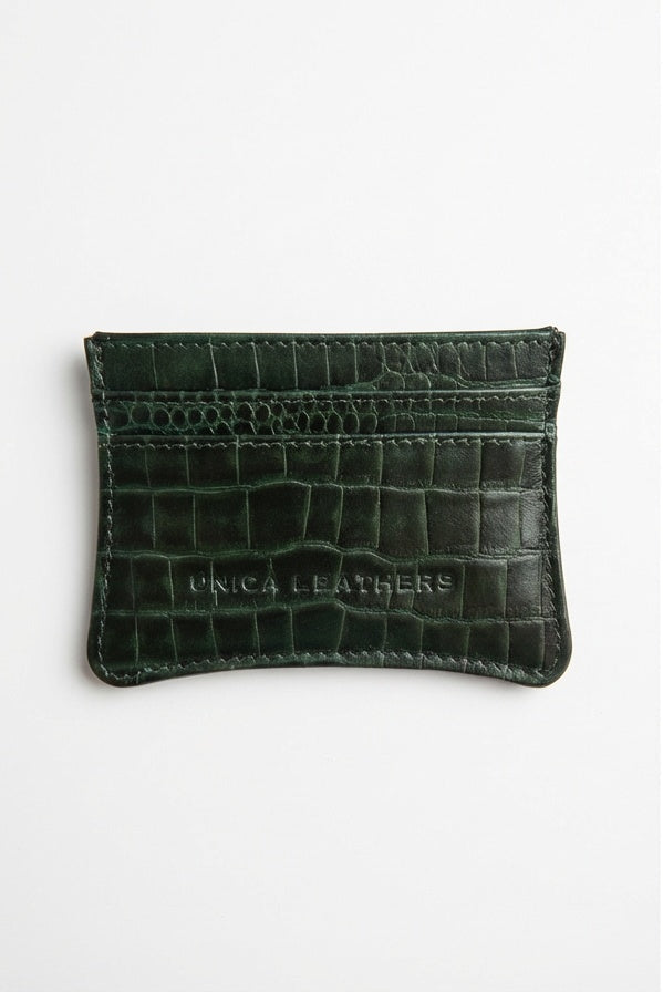 Tarjetero Serpiente Rojo Intenso