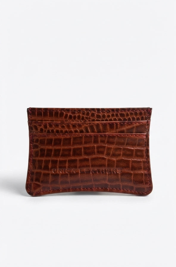 Card Holder in Mahogany