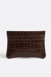 Tarjetero Serpiente Rojo Intenso