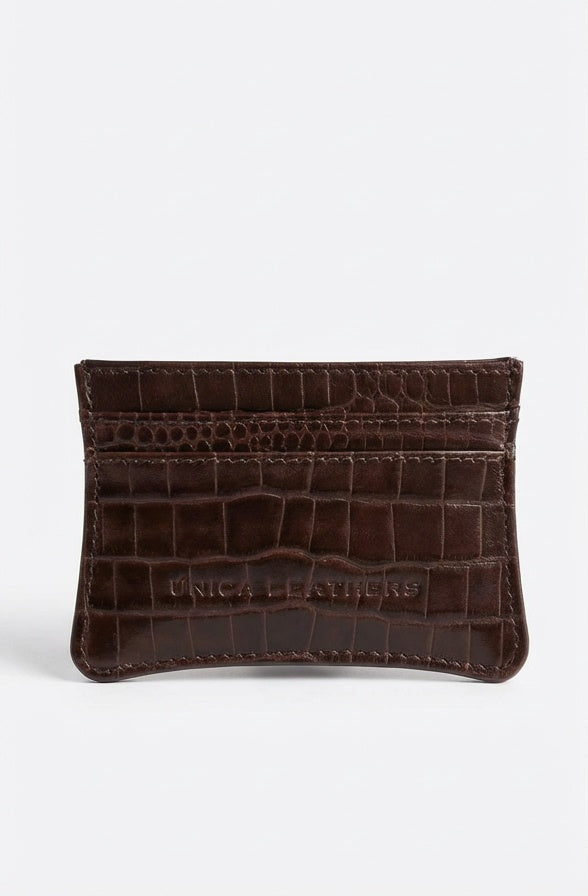 Tarjetero Serpiente Rojo Intenso