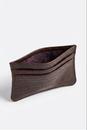 Tarjetero Serpiente Rojo Intenso